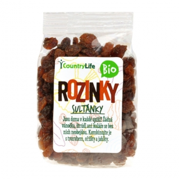 Rozinky sultánky 100 g BIO COUNTRY LIFE 