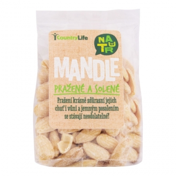 Mandle pražené solené 80 g COUNTRY LIFE