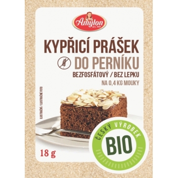 Bio kypřicí prášek do perníku bez lepku 18g