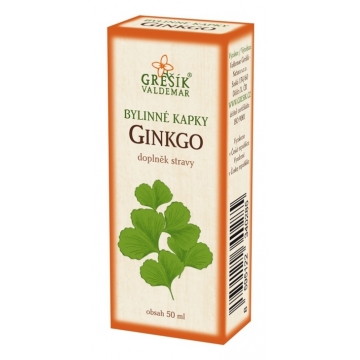 BYLINNÉ KAPKY GINKGO 50 ml