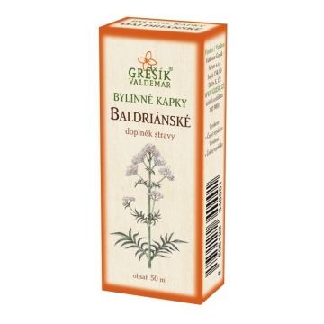 BYLINNÉ KAPKY BALDRIÁNSKÉ 50 ml