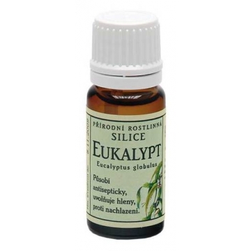 EUKALYPT, PŘÍRODNÍ SILICE, GREŠÍK 10 ml