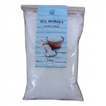 SŮL MOŘSKÁ hrubě mletá 500 g D N M