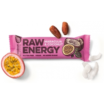 tyčinka raw energy MARACUJA & COCONUT 50g