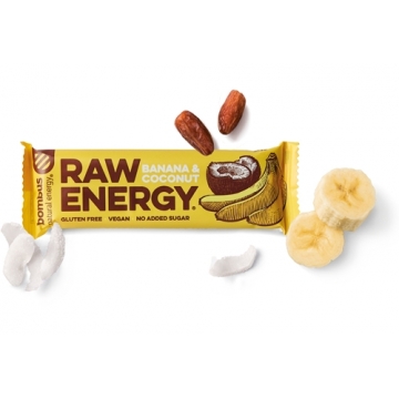 tyčinka raw energy BANANA & COCONUT 50g