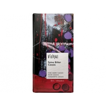 Bio hořká čokoláda CASSIS VIVANI 100 g