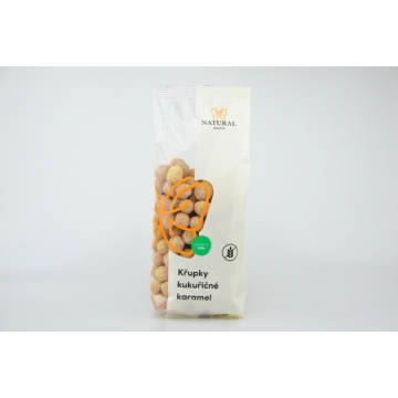 Křupky kukuřičné karamel - Natural 140g 