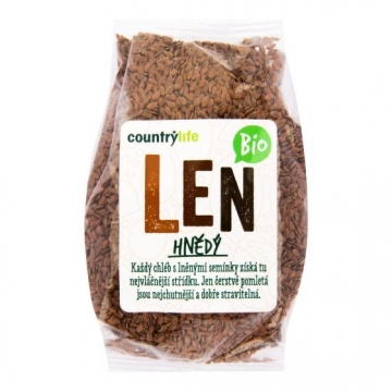 Len hnědý 300 g BIO COUNTRY LIFE 