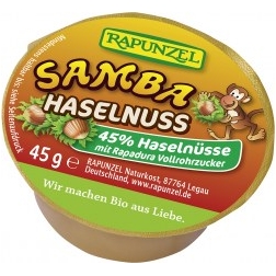 Bio mini SAMBA: oříšková pomazánka RAPUNZEL 45 g 