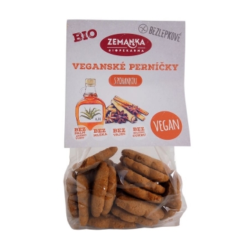 Bezlepkové veganské bio perníčky 100g ZEMANKA