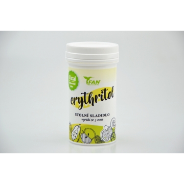 Erythritol - stolní sladidlo 200g Natural Jihlava