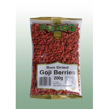 Goji - kustovnice čínská - sušené na slunci 200 g FUDCO