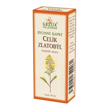 BYLINNÉ KAPKY CELÍK ZLATOBÝL 50 ml Grešík