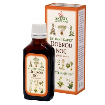 BYLINNÉ KAPKY DOBROU NOC 50 ml Grešík