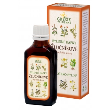 BYLINNÉ KAPKY ŽLUČNÍKOVÉ 50 ml Grešík