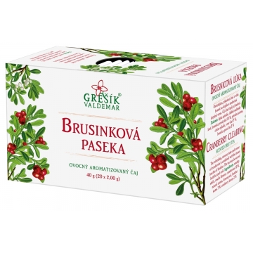 Brusinková paseka 20x2g Grešík