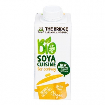 Sójová alternativa smetany 7 % tuku 200 ml BIO THE BRIDGE