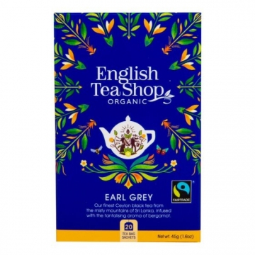 Čaj Earl Grey Fair Trade 20 sáčků BIO ENGLISH TEA SHOP