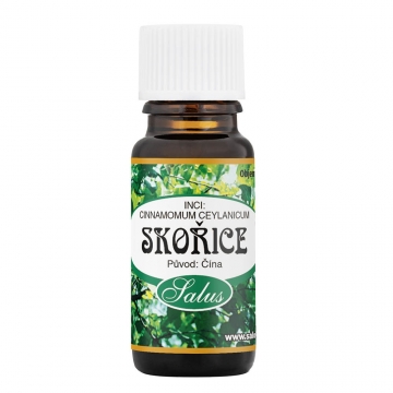 SKOŘICE PŘÍRODNÍ SILICE 10 ml SALOOS