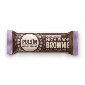 Tyčinka Pulsin brownie čokoláda a lískové oříšky 35g