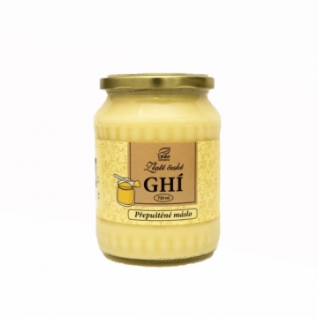 GHÍ - přepuštěné máslo ve skle 600 g/720 ml DNM