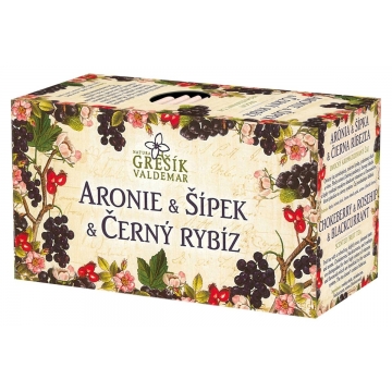 Aronie & Šípek & Černý rybíz 20 x 2,0 g