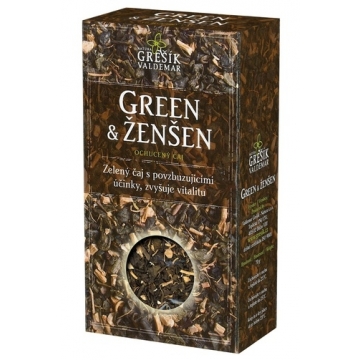 Green & Ženšen - pravý zelený čaj 70g (VALDEMAR GREŠÍK)